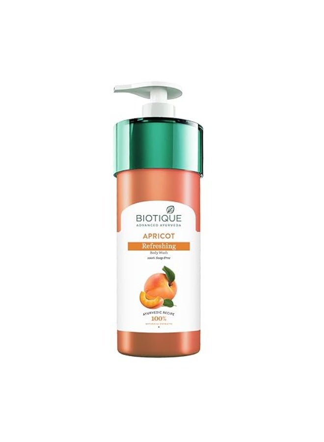 Biotique Bio Apricot Refreshing Body Wash | Keeps Skin Fresh and Clean | Brightens Skin and Reducing Dark Spots | 100% Botanical Extracts | Suitable for All Skin Types | 800ml - Image 4